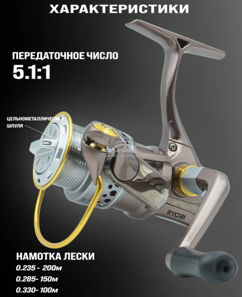 Катушка ZAUBER 1000/2000/3000/4000