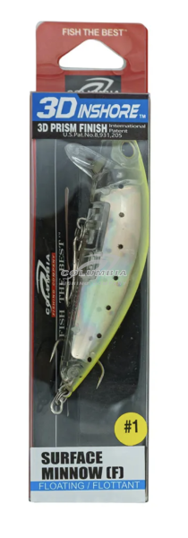 Воблер 3D Inshore Surface Minnow 70MM 8G