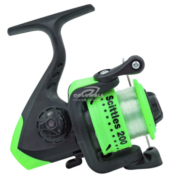 Катушка для рыбалки безынерционная с леской