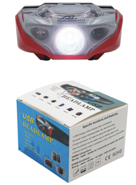 Налобный фонарик на аккумуляторе с зарядкой мощный