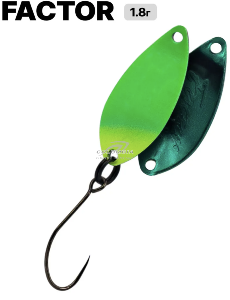 Блесна на форель колебалка Factor  1.8g