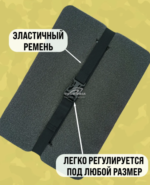 Сидушка туристическая на резинке фольгированная