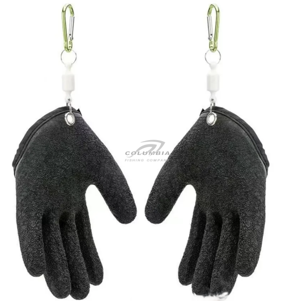 Перчатки для рыбалки с латексным покрытием L R