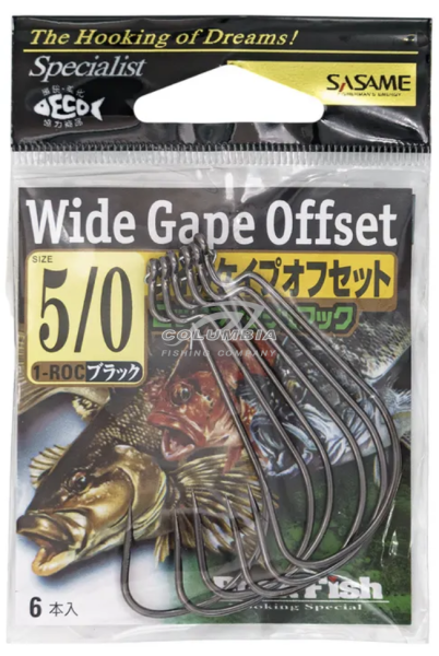 Крючки рыболовные офсетные 1-ROC