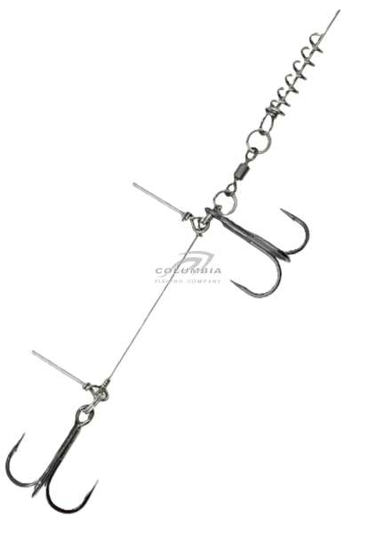 Стингер для силиконовых приманок со спиралью S M L XL